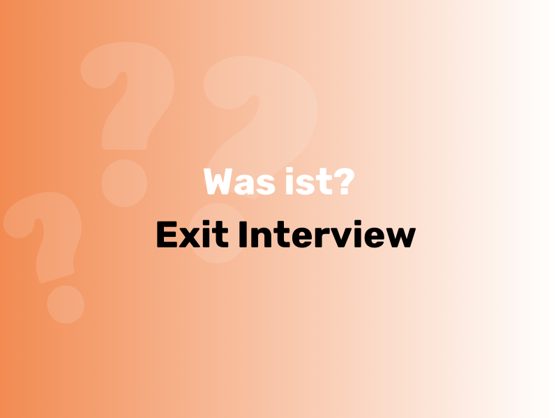Was ist Exit Interview?